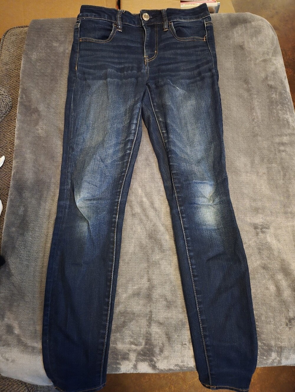 American Eagle Outfitters Dark Blue Skinny Jeans